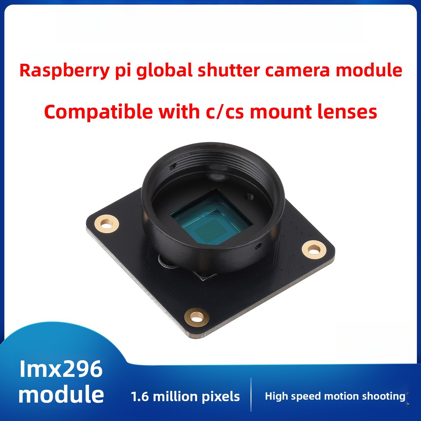 Modulo Sensore CMOS Global Shu - Raspberry Pi Global Shutter Camera Imx296 recensione e prezzo